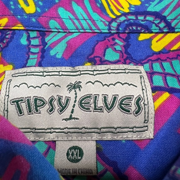 Tipsy Elves Wild Seahorse Print button-up shirt - Picture 9 of 9